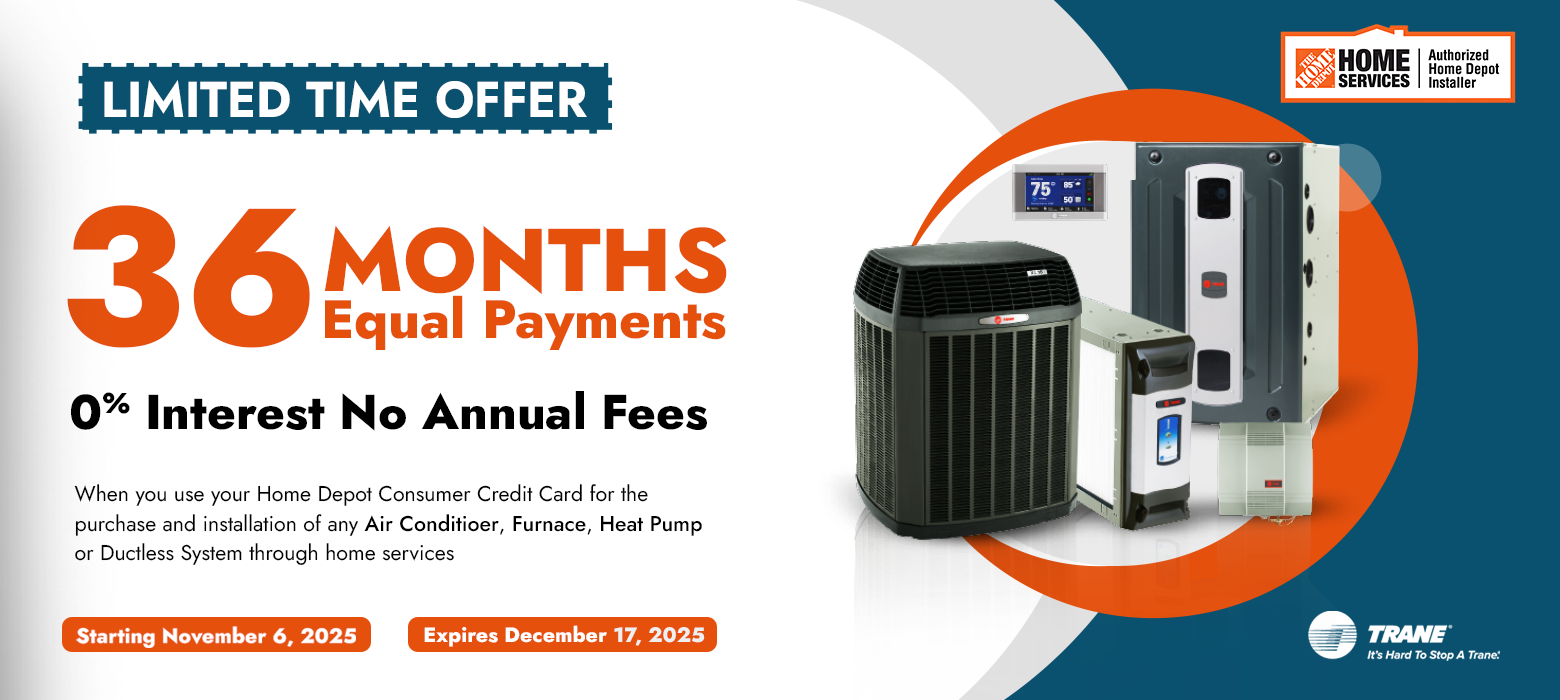 Limited Time offer 36 Month Equal Payments