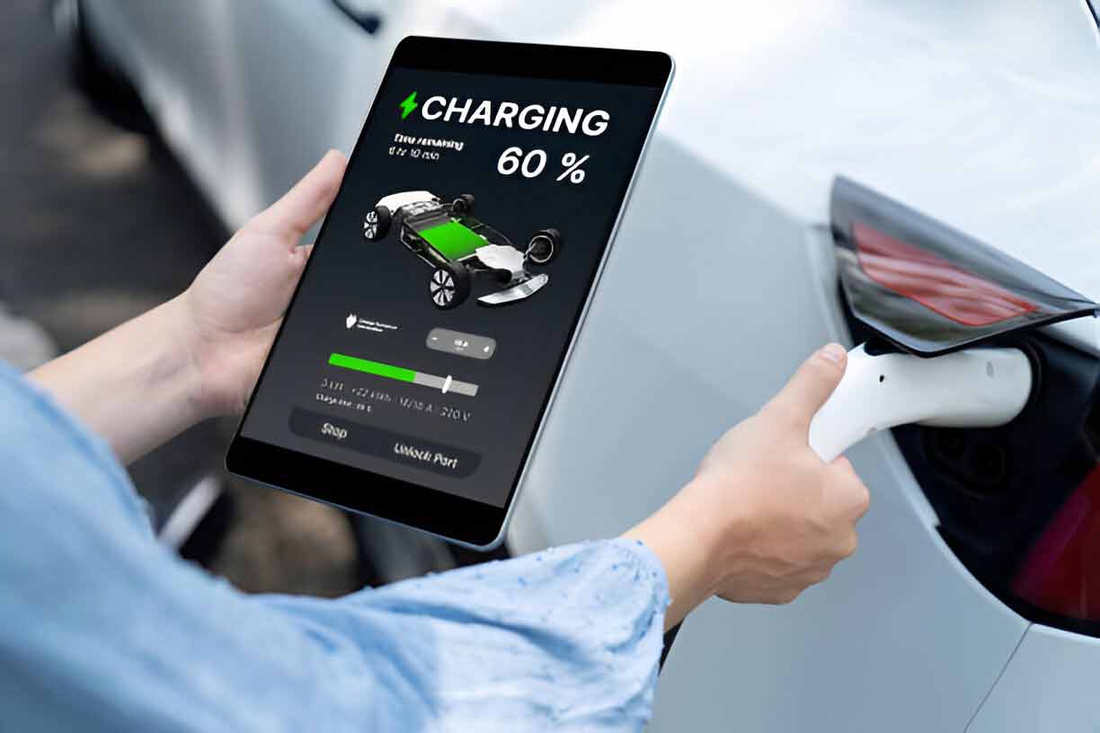 Mobile App for Charging Electric Vehicles