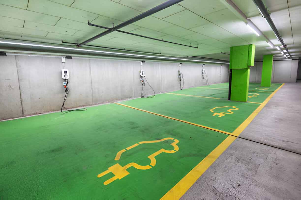 Parking EV Charger Station