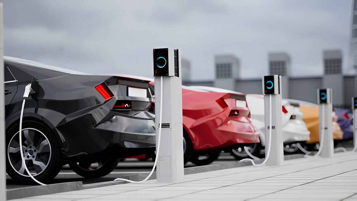 Parking lot EV Charger Station