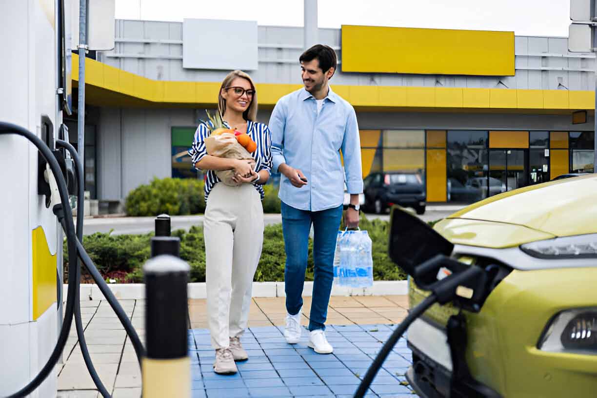 EV Charging Station at Retailers Parking