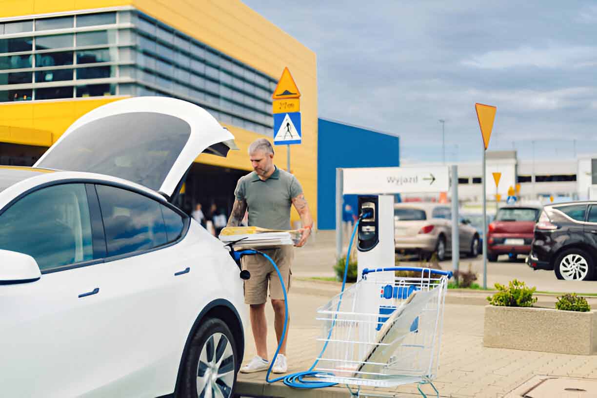 Retailers' EV Charging Stations